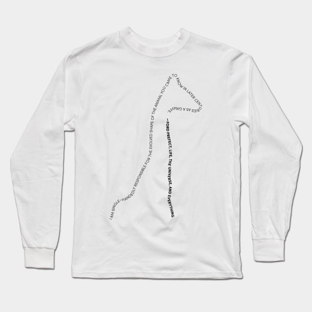 Responsible for Giraffes Long Sleeve T-Shirt by nerdfelt